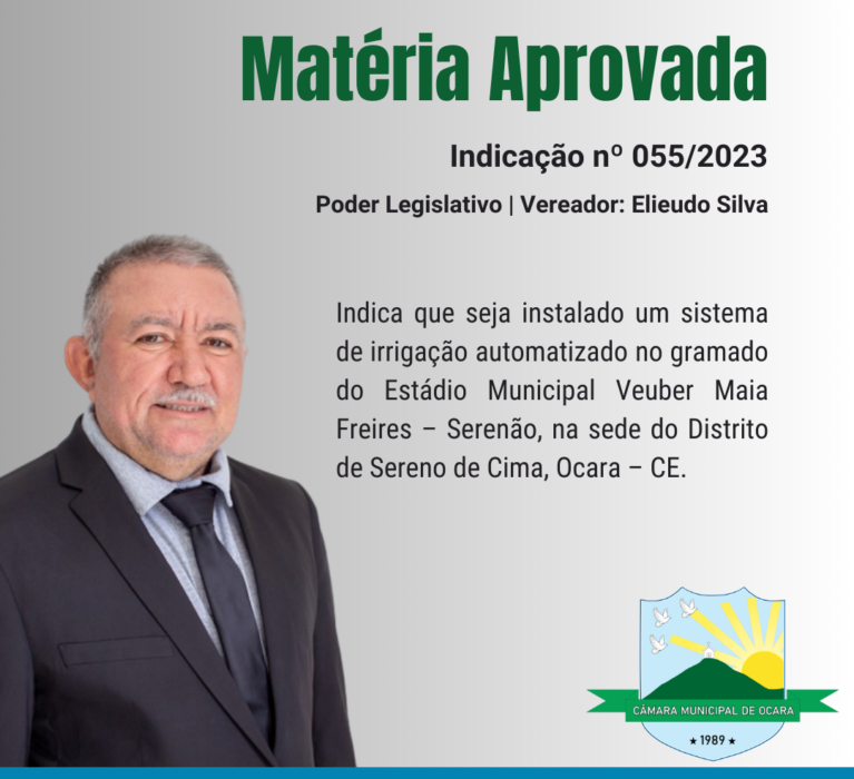 Indicação nº 055/2023