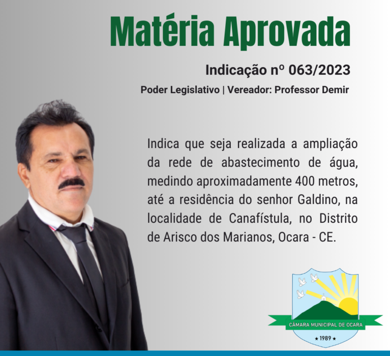 Indicação nº 063/2023