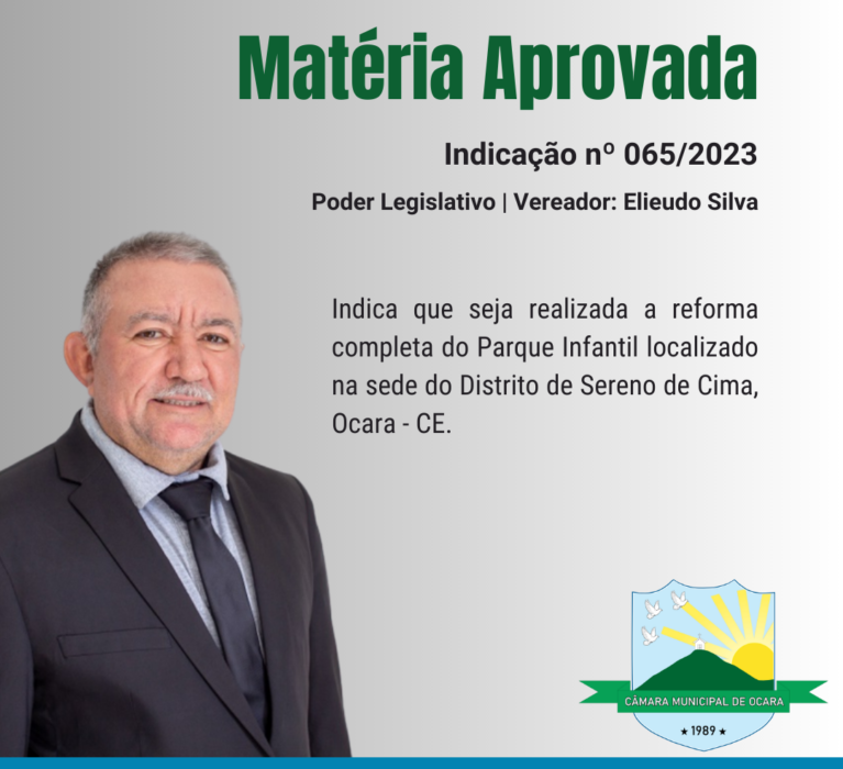 Indicação nº 065/2023