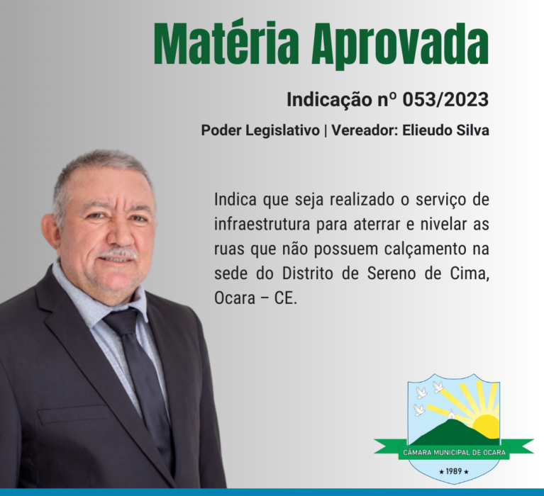 Indicação nº 053/2023