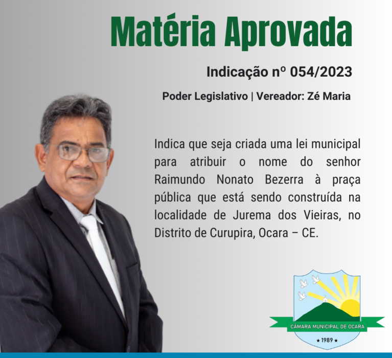 Indicação nº 054/2023