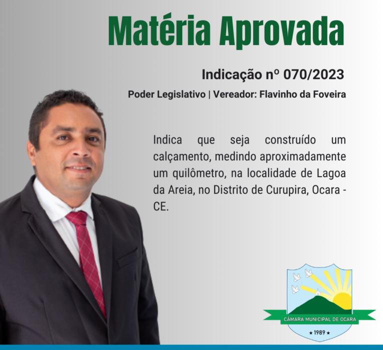 Indicação nº 070/2023