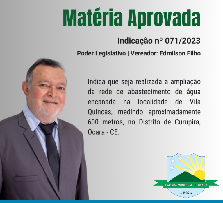 Indicação nº 071/2023