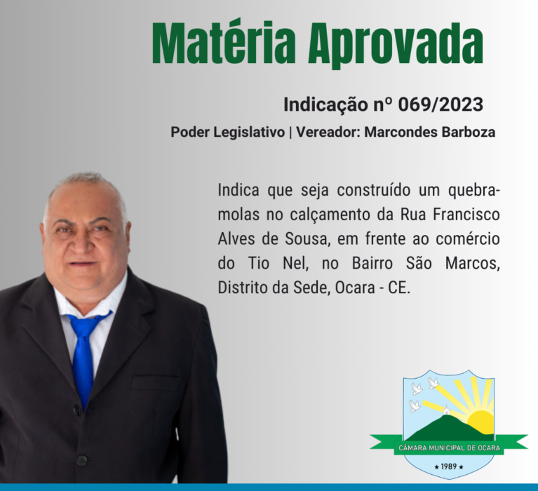 Indicação nº 069/2023