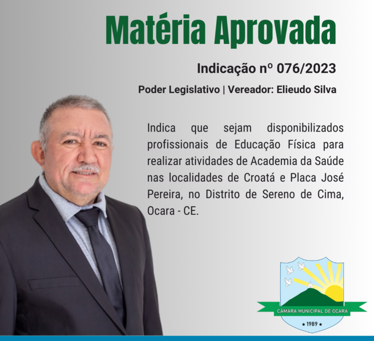 Indicação nº 076/2023