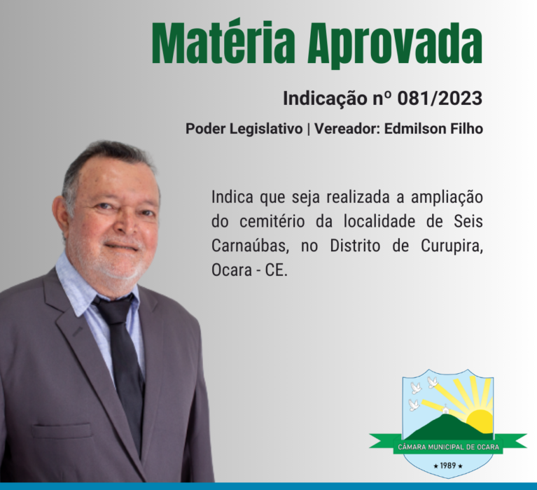 Indicação nº 081/2023