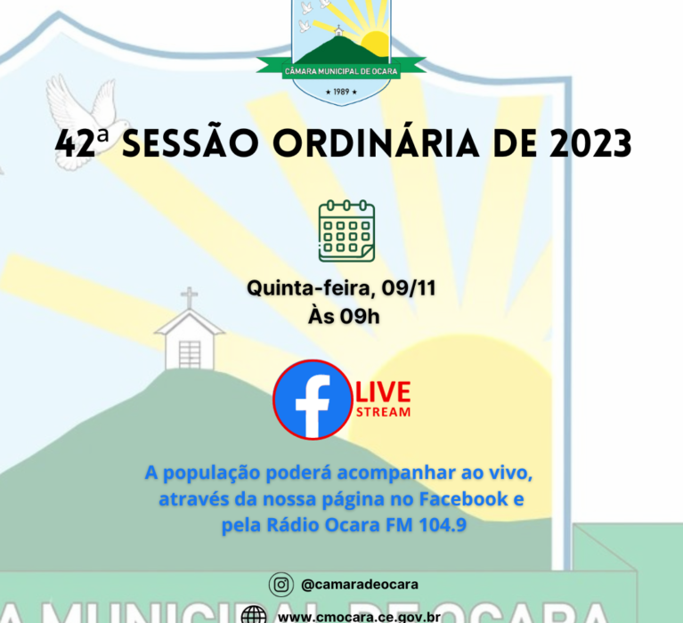 42ª Sessão Ordinária de 2023