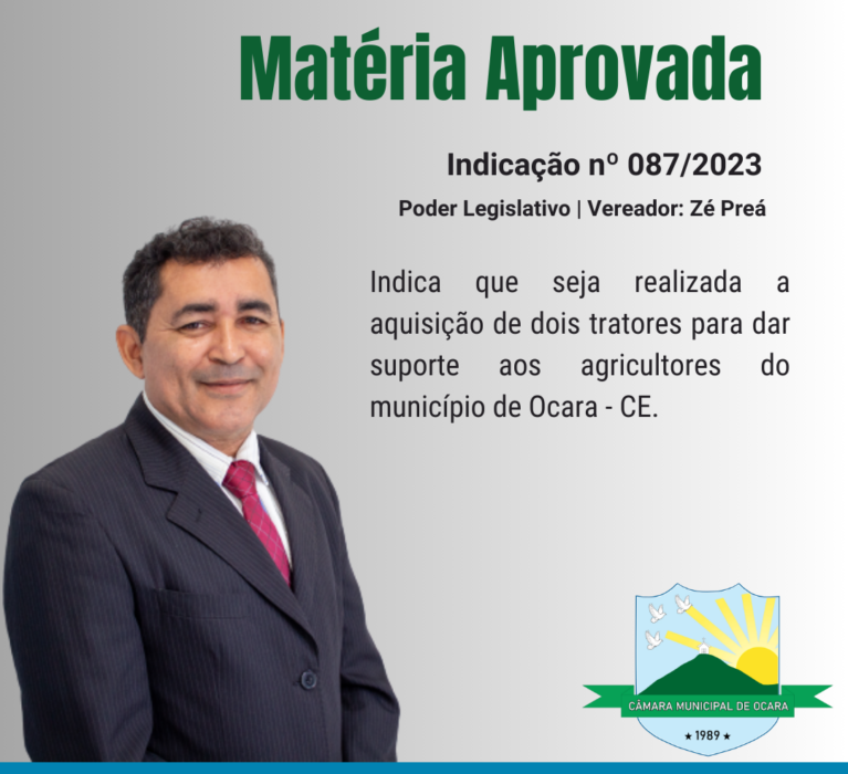 Indicação nº 087/2023