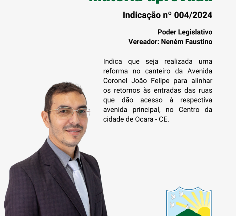 Indicação nº 004/2024