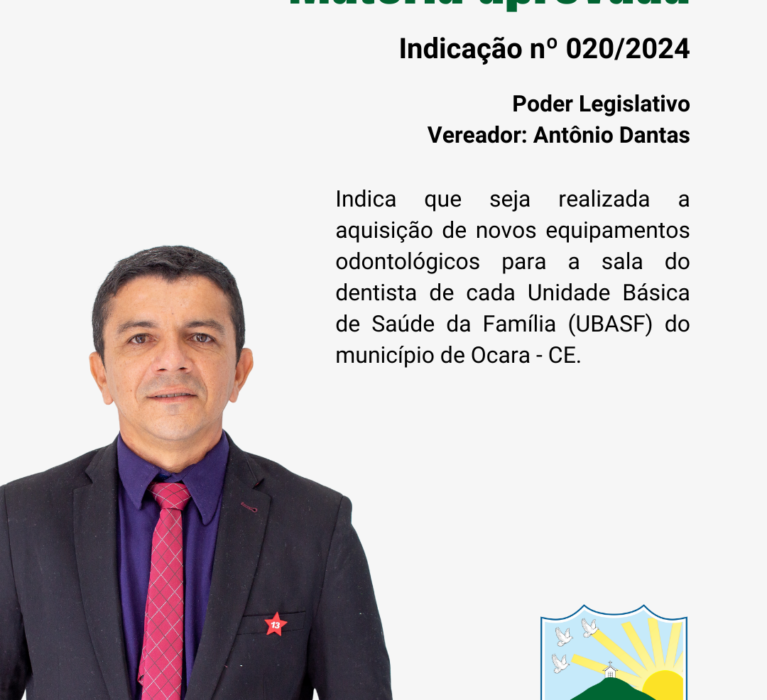 Indicação nº 020/2024