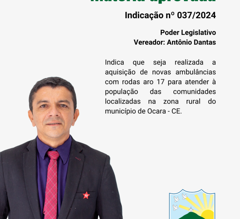 Indicação nº 037/2024