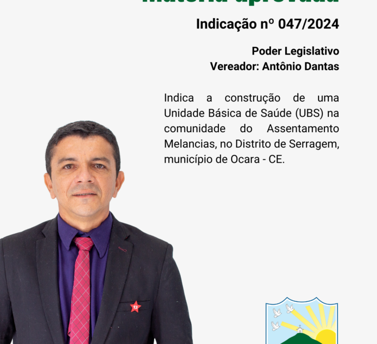 Indicação nº 047/2024