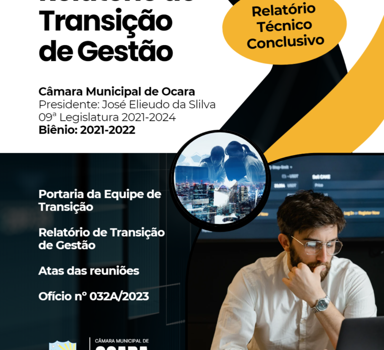 Relatório de Transição de Gestão