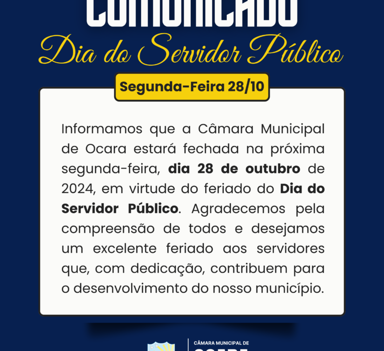 Comunicado!