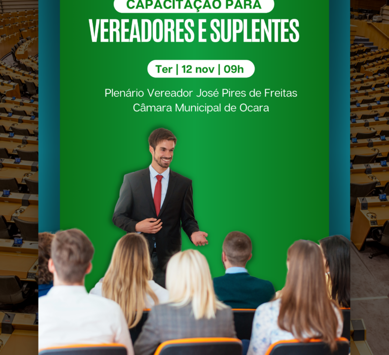 Capacitação para Vereadores e Suplentes