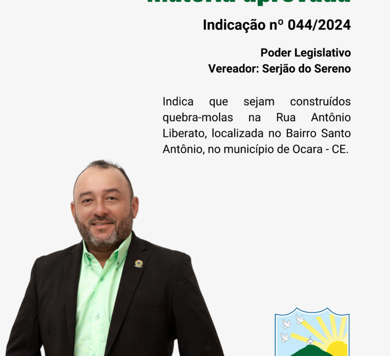 Indicação nº 044/2024