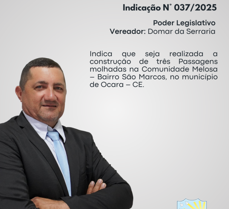 Indicação 037/2025