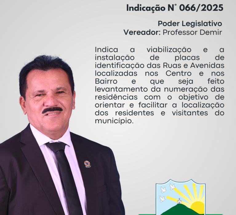 Indicação Nº 066/2025