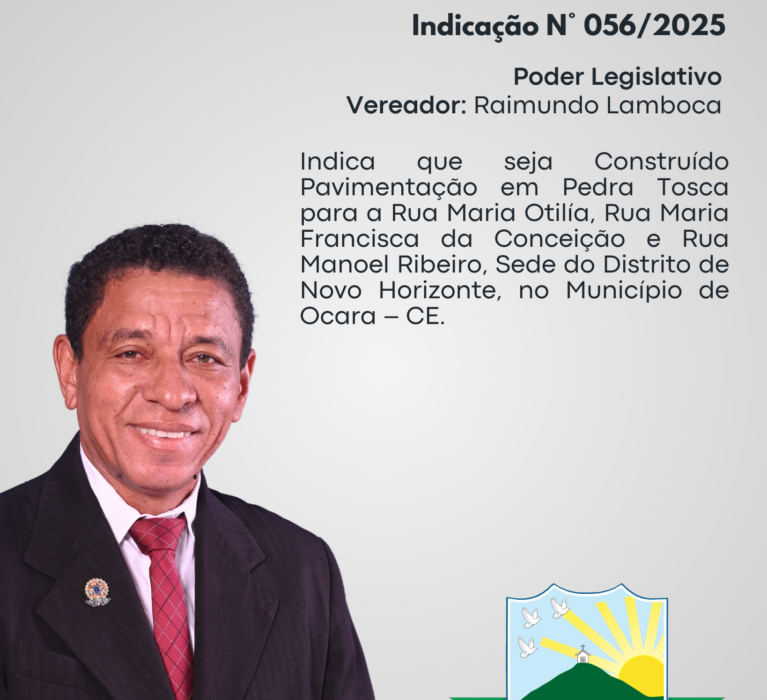 Indicação Nº 056/2025