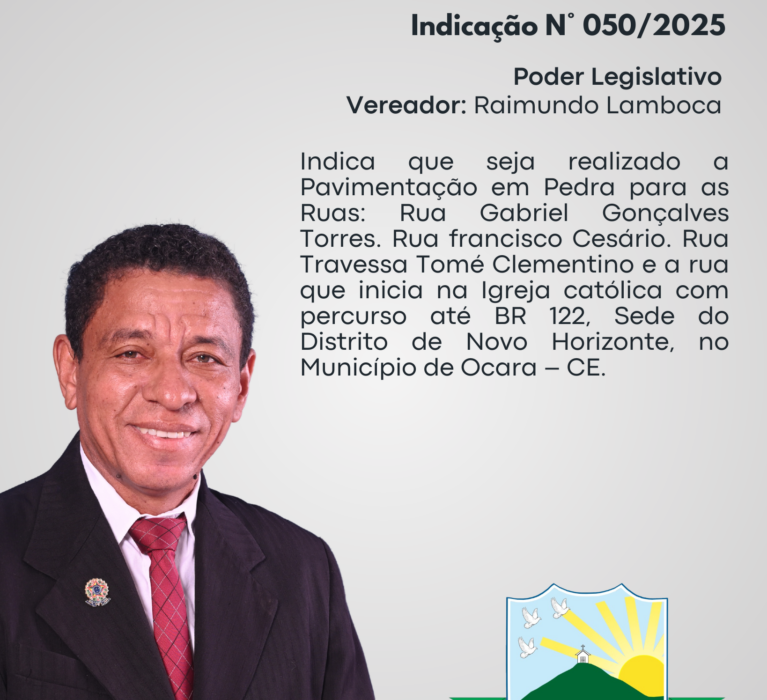 Indicação 050/2025