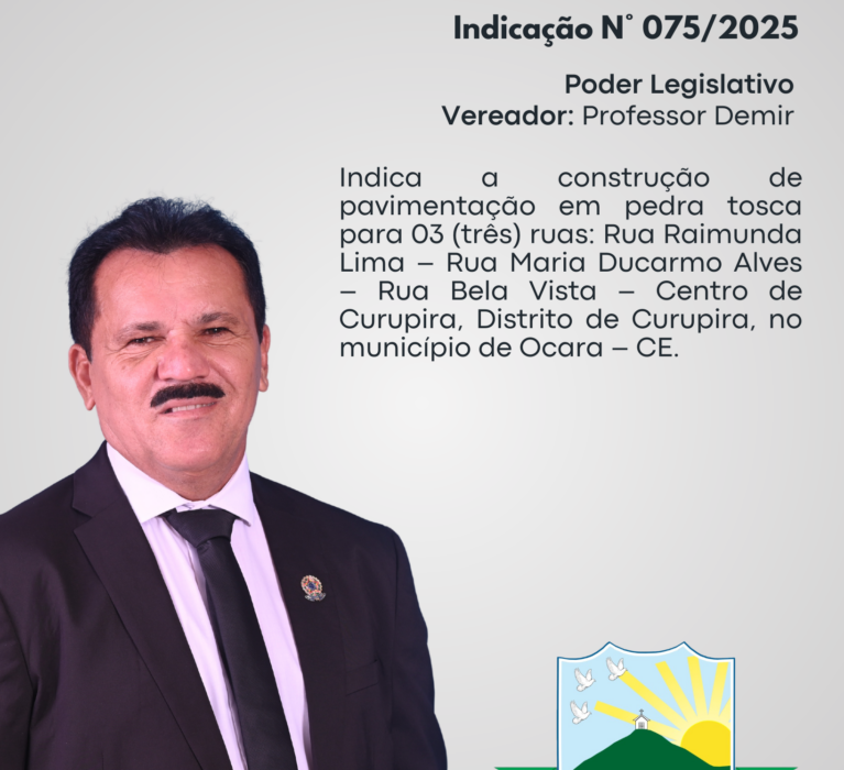 Indicação Nº 075/2025