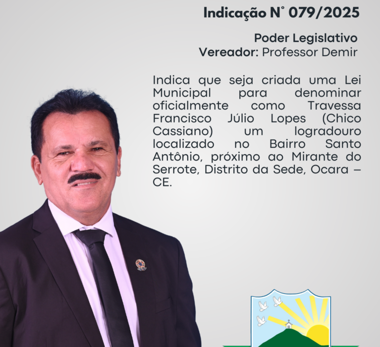 Indicação Nº 079/2025