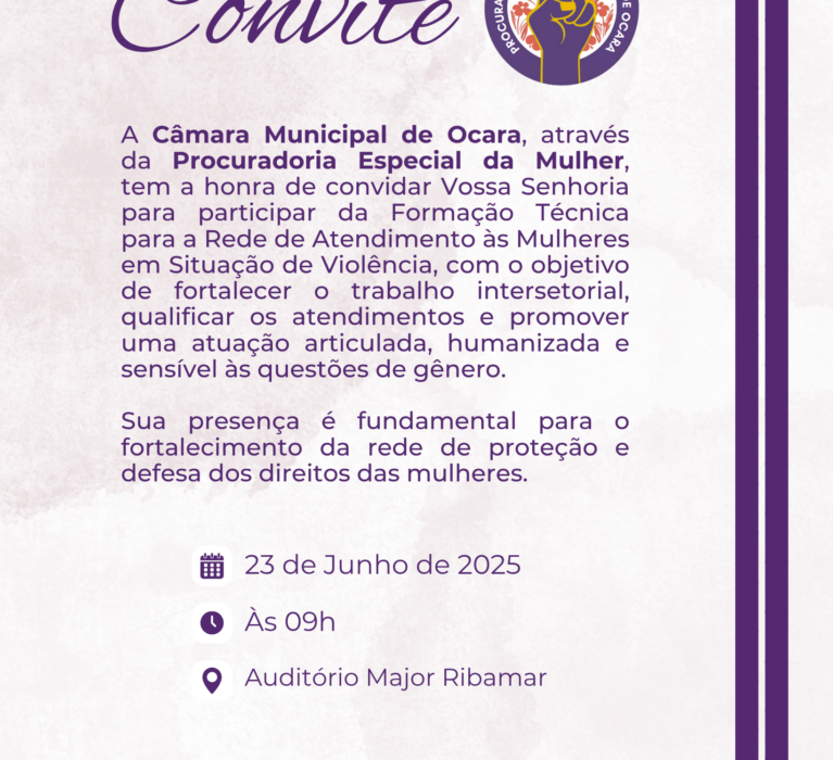 📣 Convite Especial