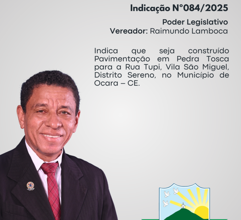 Indicação Nº 084/2025
