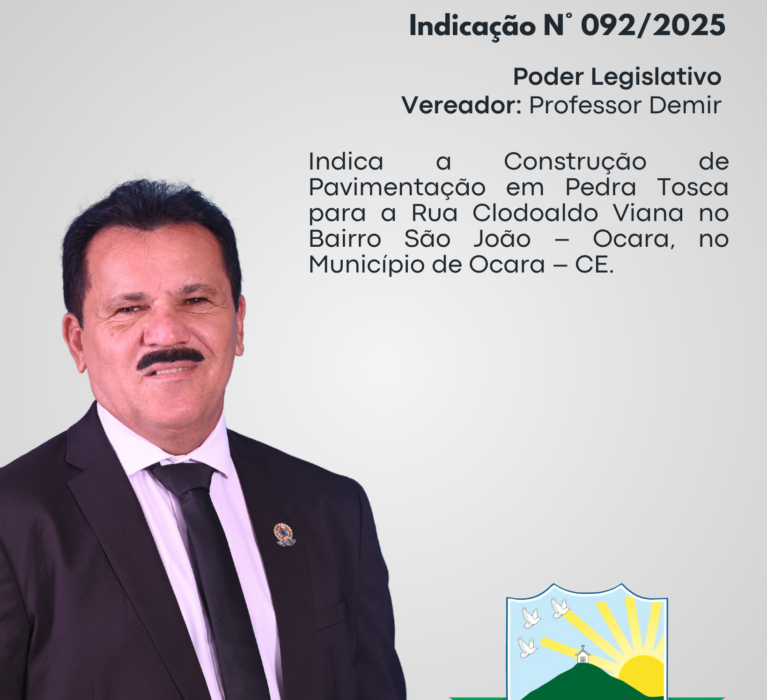 Indicação Nº 092/2025