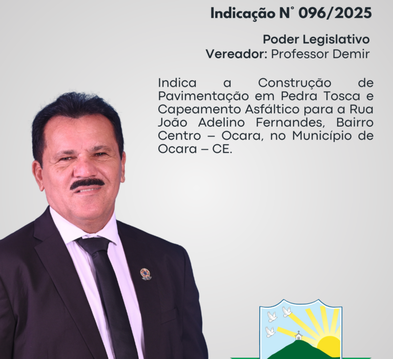 Indicação Nº 096/2025