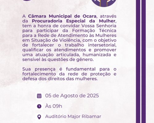 💜 Agosto Lilás já começou!