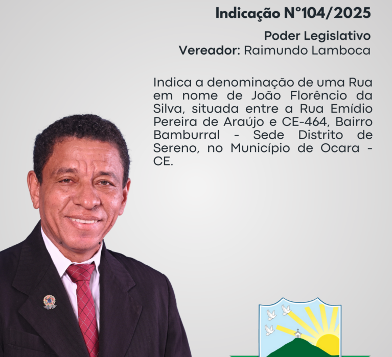 Indicação Nº 104/2025