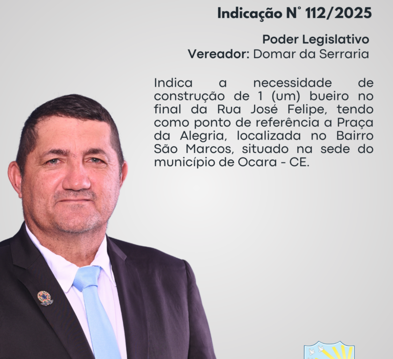 Indicação Nº 112/2025