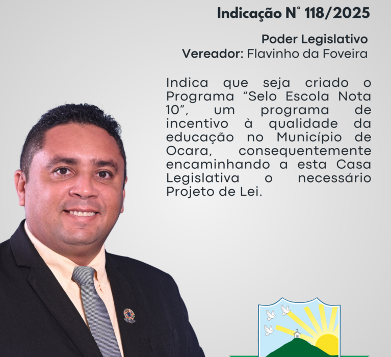 Indicação Nº 118/2025