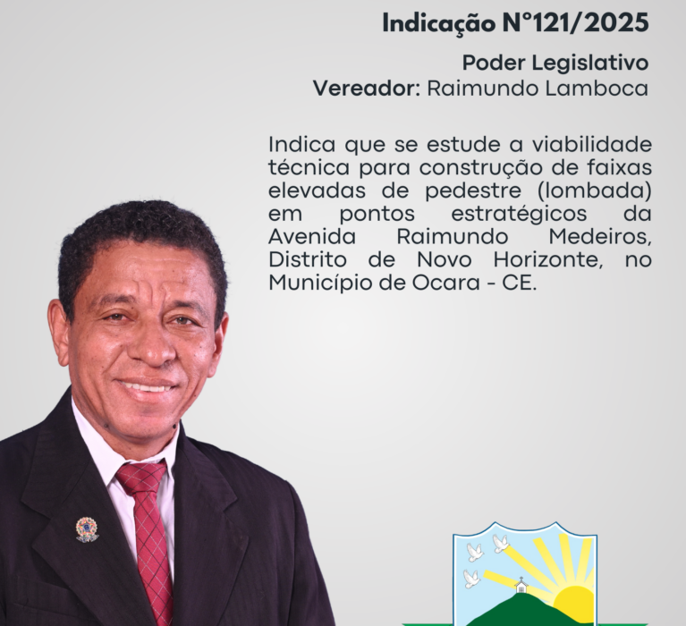 Indicação Nº 121/2025