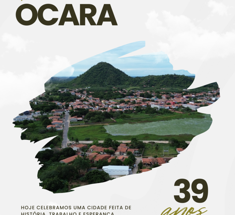 Parabéns, Ocara, pelos seus 39 anos de emancipação política!