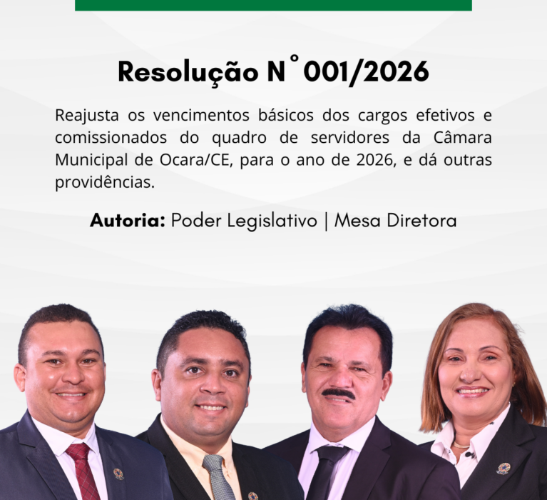 Resolução N° 001/2026