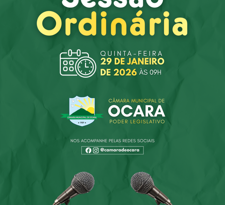 Pauta da 02ª Sessão Ordinária de 2026