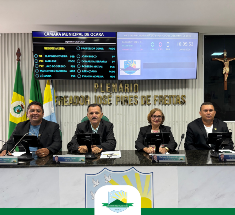 06ª Sessão Ordinária de 2026