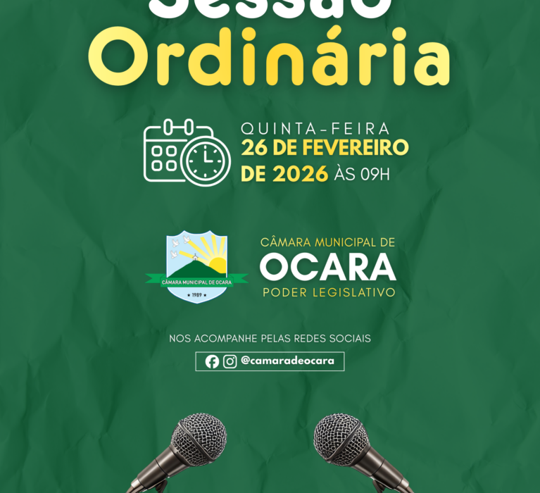 06ª Sessão Ordinária de 2026