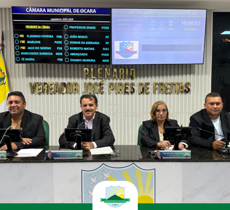 10ª Sessão Ordinária de 2026