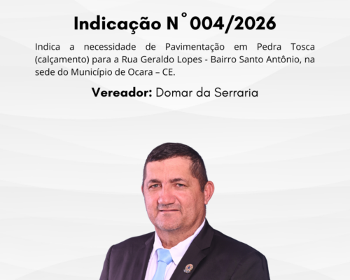 Indicação N° 004/2026