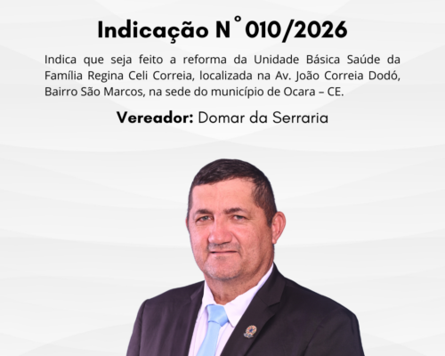 Indicação N° 010/2026