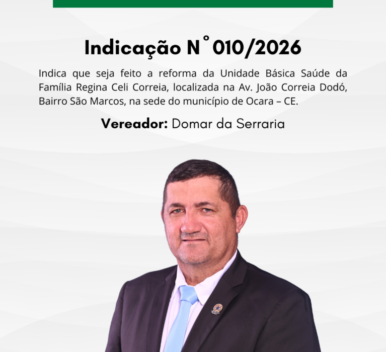 Indicação N° 010/2026