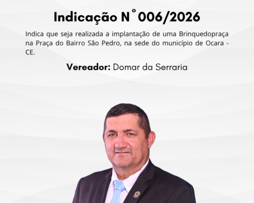 Indicação N° 006/2026