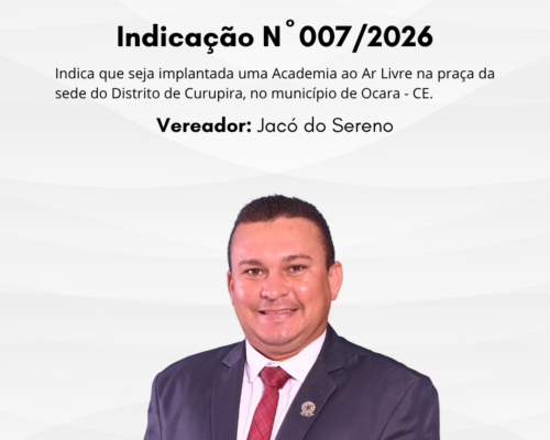 Indicação N° 007/2026