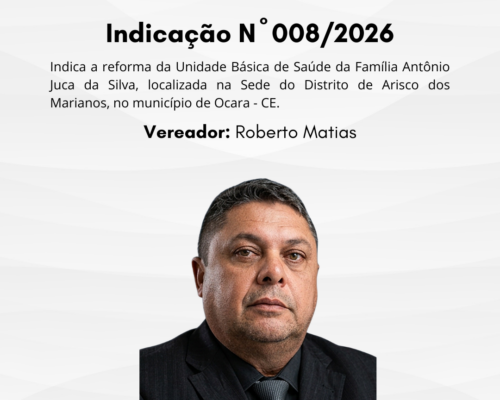 Indicação N° 008/2026