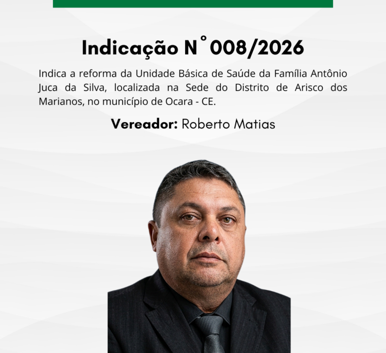 Indicação N° 008/2026
