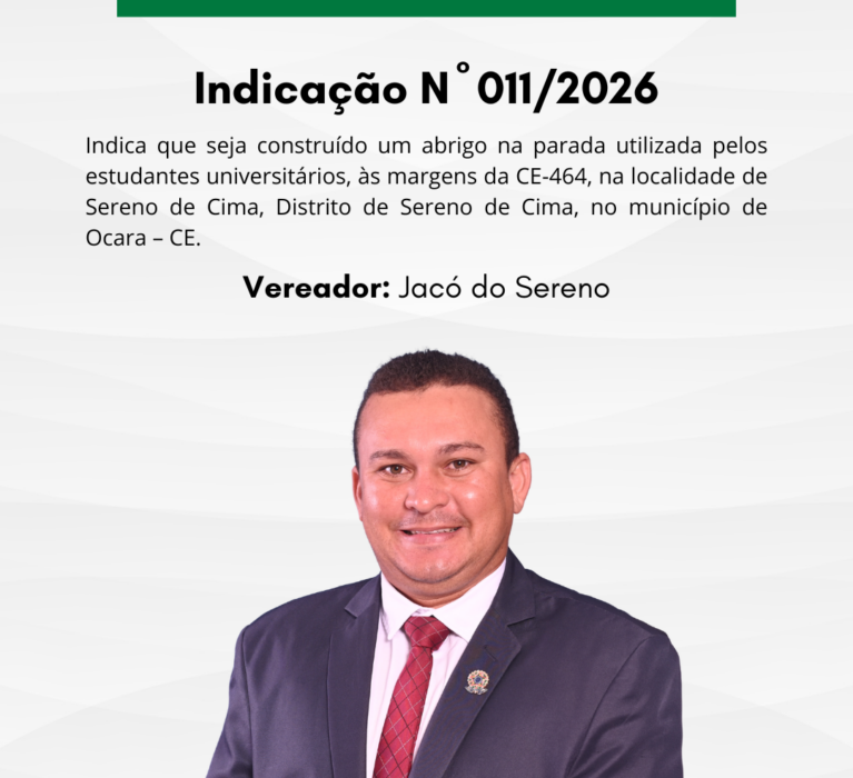 Indicação N° 011/2026