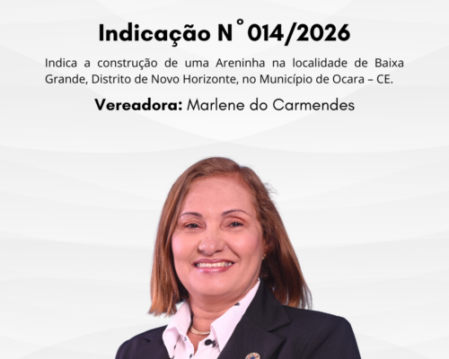 Indicação N° 014/2026